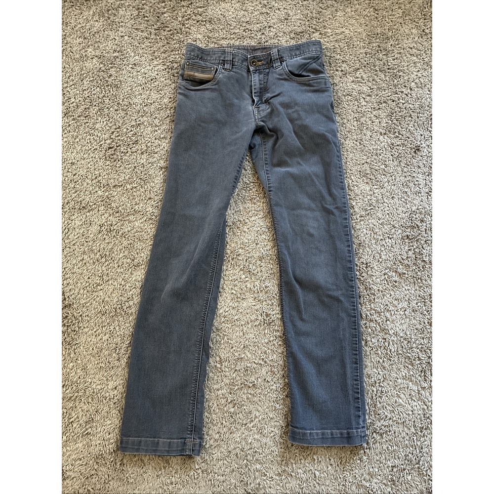 PRANA Men's Casual Pants Straight Leg Flat Front Solid Gray 28x32
